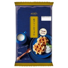 마루나카 생크림 와플 6p, 1개, 180g