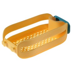 Shopping153 水槽菜瓜布洗碗精瓶掛架置物架, 1個, 03 黃色