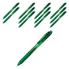 飛龍 Pentel Energel 鋼珠筆 0.5mm BLN105-D, 綠色, 12個