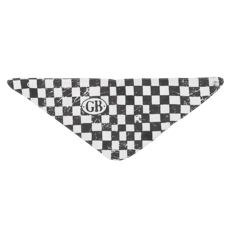 vivibaby 賽車格三角領巾圍兜