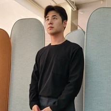 헤지스 남성용 에센셜 냉감 와플 조직 긴팔 티셔츠