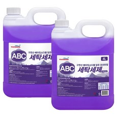 ABC清潔劑 洗衣精 薰衣草香 液態洗衣精, 2個, 4L