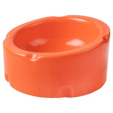 랜보어 햄스터 치즈 사선 세라믹식기, 오렌지, 1개