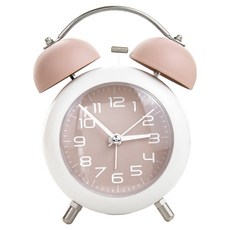 小麥購物 小夜燈數字鬧鐘 C640, 珊瑚粉