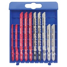 워크프로 직쏘날 10p 세트 목재 메탈, 1세트, WP404062