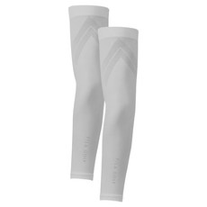 FILA GOLF 無縫網眼線條手腕型涼感袖套 2入, 淺灰色, 1個