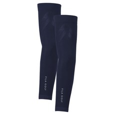 FILA GOLF 無縫網眼線條手腕型涼感袖套 2入, 海軍藍, 1個