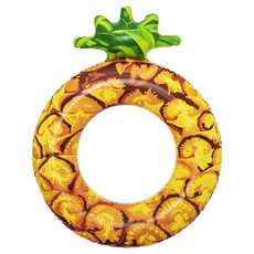 Bestway 鳳梨泳圈 69-49827-2 36121, 1個, 黃色