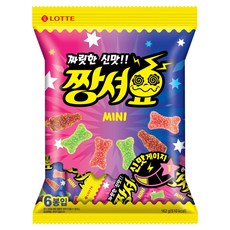 롯데웰푸드 젤리셔스 짱셔요 MINI 6개입, 162g, 1개