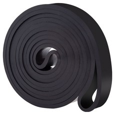 YORI CAR 優里 健身乳膠彈力帶, 黑色, 1個