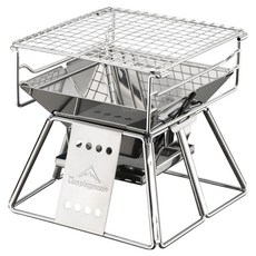 캠핑문 초소형 접이식 모닥불 XXS 화로대 X-MINI, 1개