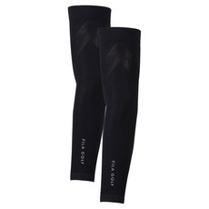 휠라골프 심리스 메쉬라인 손목형 쿨토시 2p, 블랙, 1개