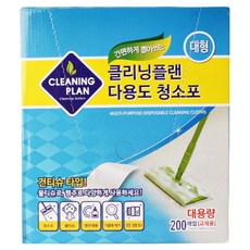 클리닝플랜 다용도 청소포 200p, 1개