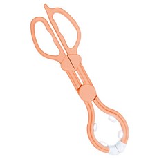 하이비 와이드형 미끄럼방지 안전 젖병 소독 집게, 1개, 코랄핑크