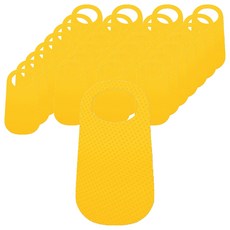 소프런 일회용 컬러 앞치마, 비비드옐로우, 100개