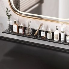 로커스 무타공 욕실선반, 블랙, 1개