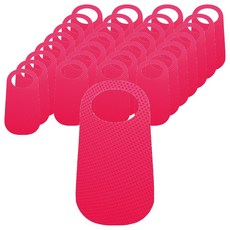 소프런 일회용 컬러 앞치마, 비비드핫핑크, 100개