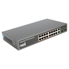 nexi 16 + 2 + 2 SFP 埠 250W Gigabit POE 交換器 NX1124, 1個, NX-POE3216S