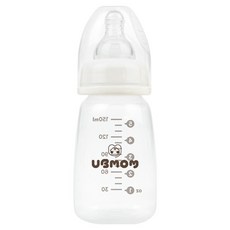 유비맘 신생아용 조리원 PP 젖병, 베이지, 150ml, 1개