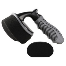 케리빙 차량용 휠 전용 브러쉬 + 스펀지 2p 세트, 블랙, 1세트