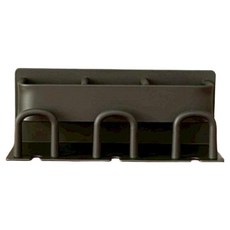 i LIFE 3人太空鋁牙刷置物架, 1個, 槍灰色