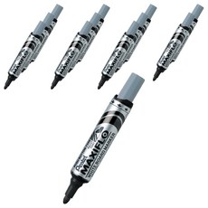 Pentel 飛龍文具 白板筆 MWL5M-A MAXLFLO, 12個, 黑色