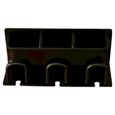 i LIFE 愛生活 3人太空鋁牙刷置物架, 1個, 經典黑