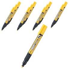 Pentel 飛龍文具 油漆筆 3.0 MMP20-G, 12個, 黃色