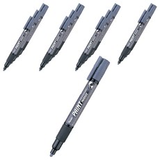 Pentel 飛龍文具 油漆筆 3.0 MMP20-N, 灰色, 12個