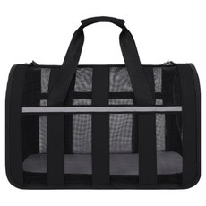 KODACHIEF 반려동물 외출 휴대용 이동가방, 블랙, 1개