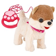 Kes.B Play 散步小狗摩卡互動玩偶, 1個, 混和色