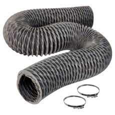 덕트몰 防水布風管 + 風管固定用不鏽鋼束帶 2入組, 1套