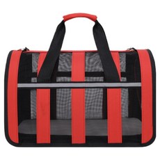 KODACHIEF 반려동물 외출 휴대용 이동가방, 레드, 1개