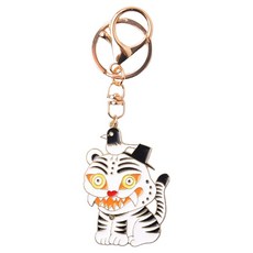 K-pop 惡魔獵人 Duffy 與 Seossi 金屬鑰匙圈, 1個, 混合色