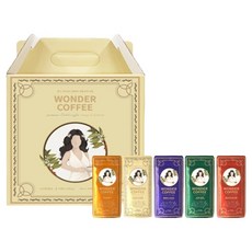 Helibean Coffee Wonder Coffee 混合冷萃冰滴咖啡禮盒, 1套, 30ml, 40入