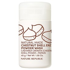 NATURE REPUBLIC 栗殼酵素洗顏粉, 1個, 45g