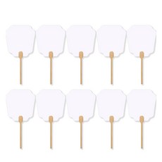 아트조이 DIY 부채 만들기 종이부채 비선, 혼합색상, 10개