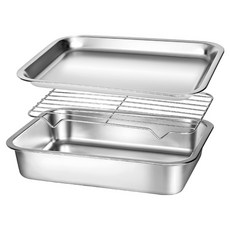 벨라쿠진 에센셜 스텐 밧드 세트 중형, 밧드 + 트레이 + 와이어랙, 1세트