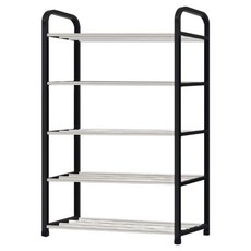 Luna Green Home 堅固鞋櫃 55 x 19 x 71 cm, 黑色, 5層