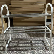 LUNAGREEN 居家堅固鞋櫃 65 x 19 x 46 cm, 3層, 白色