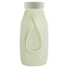 Home House 優質矽膠便攜式可折疊手持水瓶, 1個, 400ml, 橄欖綠