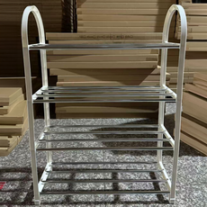 Lunagreen Home 堅固鞋櫃 55 x 19 x 63 cm, 白色, 4層