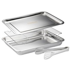 VAIMAR 不鏽鋼方形托盤組 4號, 1套