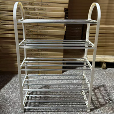 Luna Green Home 堅固鞋櫃 45 x 19 x 71 cm, 白色, 5層