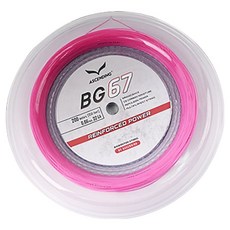 ASCENDING 羅格特 羽球拍線 BG67, 桃紅色, 1個