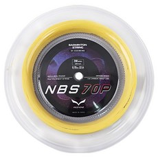 ASCENDING 捲筒羽球拍線 NBS70P, 黃色, 1個