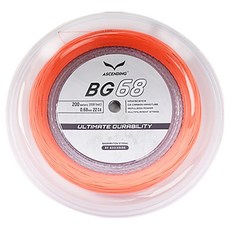 ASCENDING Rolgut 羽球拍線 BG68, 橘色, 1個