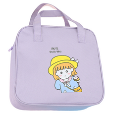 KODACHIEF 保溫特大便當袋, 卡通薰衣草, 1個