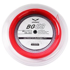 ASCENDING Rolgut 羽球拍線 BG68, 紅色, 1個