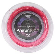 ASCENDING 捲筒羽球拍線 NBS70P, 亮粉色, 1個
